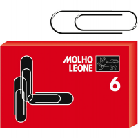 Fermagli zincati - lunghezza 57 mm - n. 6 - conf. 100 pezzi - Molho Leone - 21106 - 8002057211066 - DMwebShop