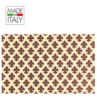 Rotolo Cartarivesto Rex Taco - 49 x 300 cm - adesivo - lavabile - giglio marrone - Rex Sadoch - T33Y3-413 - 8006715002119 - DMwebShop