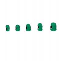 Ditali LAufer - caucciu' - Ø 17 mm - verde - conf. 10 pezzi - Lebez - 77311 - 4006677773113 - DMwebShop