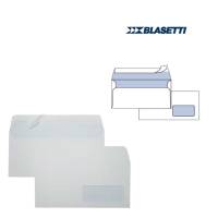 Busta bianca - con finestra - serie Eco Strip Laser - adatta a stampa laser - 110 x 230 mm - 90 gr - conf. 500 pezzi - Blasetti - 0157 - 8007758001572 - DMwebShop