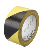 Nastro adesivo vinilico 766 - 50 mm x 33 mt - giallo-nero - Scotch 10580