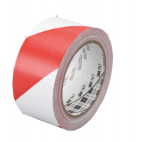 Nastro adesivo vinilico 767 - 50 mm x 33 mt - bianco-rosso - Scotch 10587