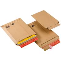 Busta a sacco CP 010 in cartone - adesivo permanente - formato A4+ (235 x 340 mm) - altezza massima 35 mm - avana - Colompac - CP010.04 - 4033657100409 - DMwebShop