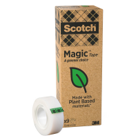 Nastro adesivo Magic 900 - invisibile - ecologico - 19 mm x 33 mt - trasparente - Value Pack 9 rotoli - Scotch - 7100044084 - 4046719270729 - DMwebShop