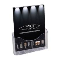 Portadepliant da banco - 1 tasca A4 + separatore - 24 x 28 x 10 cm - Tecnostyl - LH001 - 8010026013436 - DMwebShop