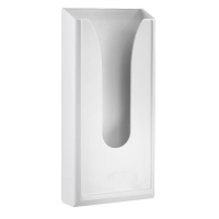 Dispenser per sacchetti igienici - capacita' 60 sacchetti - 13,5 x 5,5 x 29,5 cm - bianco - Mar Plast - A53101 - 8020090002229 - DMwebShop