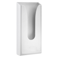 Dispenser per sacchetti igienici - capacita' 60 sacchetti - 13,5 x 5,5 x 29,5 cm - bianco - Mar Plast - A53101 - 8020090002229 - DMwebShop