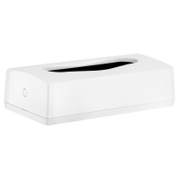 Dispenser per veline di carta - da muro - 27 x 7 x 14 cm - bianco - Mar Plast