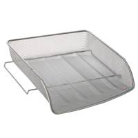 Vaschetta portacorrispondenza Mesh - rete metallica - 27 x 6,5 x 34 cm - argento - Alba - MESHFRA/M - 3129710008957 - DMwebShop