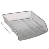 Vaschetta portacorrispondenza Mesh - rete metallica - 27 x 6,5 x 34 cm - argento - Alba - MESHFRA/M - 3129710008957 - DMwebShop