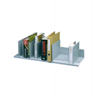 Portariviste - 10 separatori mobili - grigio - 80,2 x 27,5 x 21 cm - grigio - Paperflow - K421202 - 3660141200430 - DMwebShop