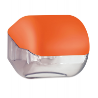 Dispenser Soft Touch di carta igienica - 15 x 14,8 x 14 cm - plastica - arancio - Mar Plast - A61900AR - 8020090038365 - DMwebShop