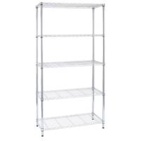 Libreria Archimede Light - 5 ripiani - acciaio cromato - 36 x 90 x 177 cm - Serena Group - ARCHIAC-1436-5 - 8032937534077 - DMwebShop