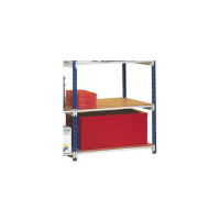 Set scaffali - 5 ripiani - truciolato - 100 x 35 cm - Paperflow K605135