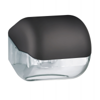 Dispenser Soft Touch di carta igienica - 15 x 14,8 x 14 cm - plastica - nero - Mar Plast - A61900NE - 8020090038396 - DMwebShop