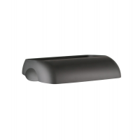 Coperchio per cestino gettacarte Soft Touch - 33,5 x 22,5 x 9 cm - 23 lt - nero - Mar Plast