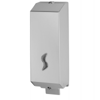 Dispenser per sapone liquido - 10 x 11 x 32 cm - capacita' 1,2 lt - acciaio inox - Medial International - 105036 - 8033433774479 - DMwebShop