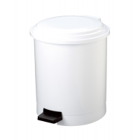Pattumiera a pedale Ruf - Ø 36 cm - altezza 42 cm - 20 lt - bianco - Medial International - 906120 - 8033433773038 - DMwebShop