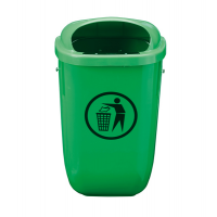 Gettacarte Classic - da esterni - 40 x 34,8 x 74,5 cm - 50 lt - verde - Medial International - 102050 - 8033433774363 - DMwebShop