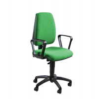 Sedia operativa Jupiter - con ruote e braccioli - verde - Unisit - JUBR/EV - 8050043741615 - DMwebShop
