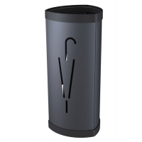 Portaombrelli - metallo - nero - Ø 26 cm - altezza 60 cm - Alba
