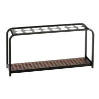 Portaombrelli Multi - 16 posti - 100,2 x 26 x 52,5 cm - nero-acciaio - Medial International 714029 - MI714029 - 8033433772291 - DMwebShop