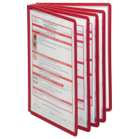 Pannelli di ricambio Sherpa per leggii Vario - rosso - conf. 5 pezzi - Durable - 5606-03 - 4005546100739 - DMwebShop