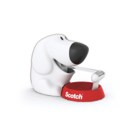 Dispenser Fido - 1 rotolo Magic 810 - 19 mm x 7,5 mt - incluso - bianco nero - Scotch 69624