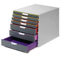 Cassettiera Varicolor - 28 x 35,6 x 29,2 cm - 7 cassetti - Durable - 7607-27 - 4005546701943 - DMwebShop