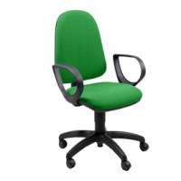 Sedia operativa Jusb - con ruote e braccioli - verde - Unisit - JUSB/EV - 8050043741684 - DMwebShop