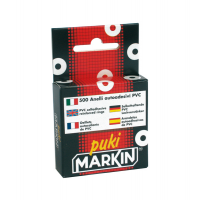 Salvabuchi adesivi - trasparente - conf. 500 pezzi - Markin X260PUKIT