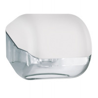 Dispenser Soft Touch di carta igienica - 15 x 14,8 x 14 cm - plastica - bianco - Mar Plast - A61900BI - 8020090041983 - DMwebShop