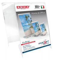 Portadepliant-Portafoto - 21 x 30 cm - plastica cristallo - Arda - 80VA4CR - 8003438016850 - DMwebShop