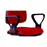 Coppia braccioli per sedia operativa A41B - nylon - nero - Unisit