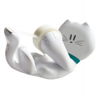 Dispenser Kitty - 1 rotolo Magic 810 19 mm x 7,5 mt - incluso - bianco - Scotch 56092