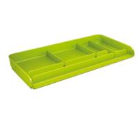 Vaschetta portacancelleria Mydesk - 26,1 x 12,5 x 2,8 cm - verde - Arda - 8110V - 8003438015082 - DMwebShop