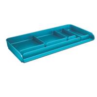 Vaschetta portacancelleria Mydesk - 26,1 x 12,5 x 2,8 cm - turchese - Arda - 8110TU - 8003438015075 - DMwebShop