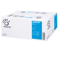 Asciugamani piegati a V Special - 2 veli - goffratura a onda - 20 gr - 24 x 21 cm - bianco - conf. 15 pezzi da 250 - Papernet - 409051 - 08024929990510 - DMwebShop