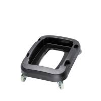 Carrello a 4 ruote per contenitore Office - 32,5 x 47 x 15 cm - nero - Medial International - 114201 - DMwebShop