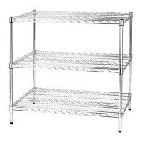 Kit scaffale Archimede - 3 ripiani - acciaio cromato - 60 x 90 x 90 cm - Serena Group - 3X609090 - 8032937536453 - DMwebShop