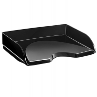 Vaschetta portacorrispondenza - apertura frontale - 26 x 35,1 x 6,9 cm - nero crystal - Cep - 1135220161 - 3462151351603 - DMwebShop