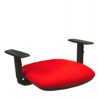 Coppia braccioli regolabili per seduta operativa TMTMI - nero - Unisit - ACCBRFRR2 - 8050043742070 - DMwebShop
