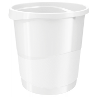 Cestino gettacarte Europost VIVIDA - 25,8 x 28,5 cm - altezza 32,2 cm - 14 lt - bianco - Esselte 623945