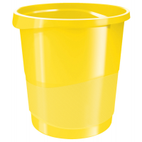 Cestino gettacarte Europost VIVIDA - 25,8 x 28,5 cm - altezza 32,2 cm - 14 lt - giallo - Esselte 623946