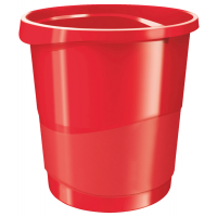 Cestino gettacarte Europost VIVIDA - 25,8 x 28,5 cm - altezza 32,2 cm - 14 lt - rosso - Esselte 623947