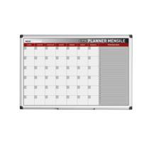 Planner magnetico mensile - 90 x 60 cm - silver - Bi-office - GA03267170 - 5603750070443 - DMwebShop
