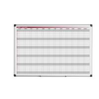 Planner magnetico annuale - 90 x 60 cm - silver - Bi-office - GA03268170 - 5603750070481 - DMwebShop