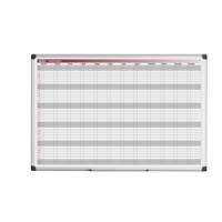 Planner magnetico annuale - 90 x 60 cm - silver - Bi-office - GA03268170 - 5603750070481 - DMwebShop