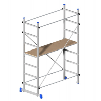 Trabattello Superminio - alluminio - 158 x 80 cm - altezza 220 cm - superminio - Marchetti 20783