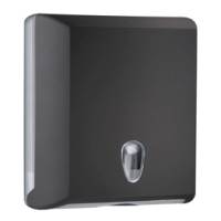 Dispenser asciugamani piegati Ecolored 29 x 10,5 x 30,5 cm vesuvian black - 12906